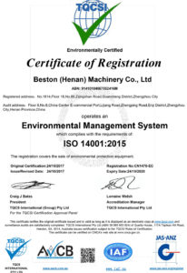 Beston-ISO14001