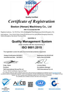 Beston-ISO9001